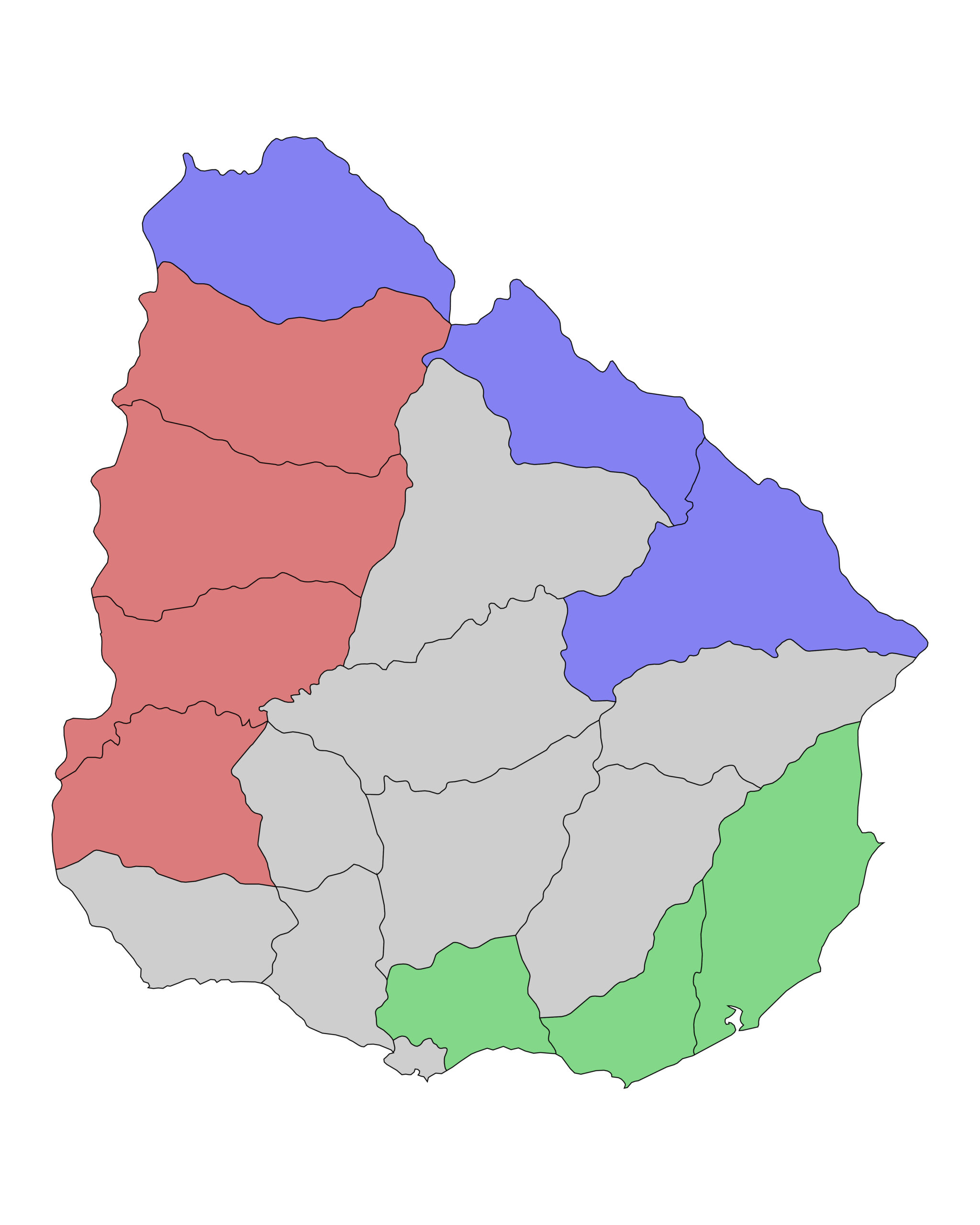 Mapa de Uruguay – Corredor.uy